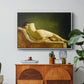 Reclining Nude (Liggende model), 1833 - Floater Framed Canvas Print