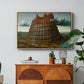 The Tower of Babel, c. 1568 - Floater Framed Canvas Print