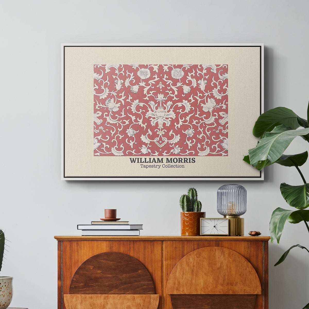 Examples of Chinese Ornament, Pl. XCV (Morris Inspired), 1867 - Floater Framed Canvas Print