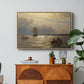 From the Inlet of Oslo, 1874 - Floater Framed Canvas Print