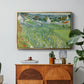 Vineyards at Auvers, 1890 - Floater Framed Canvas Print