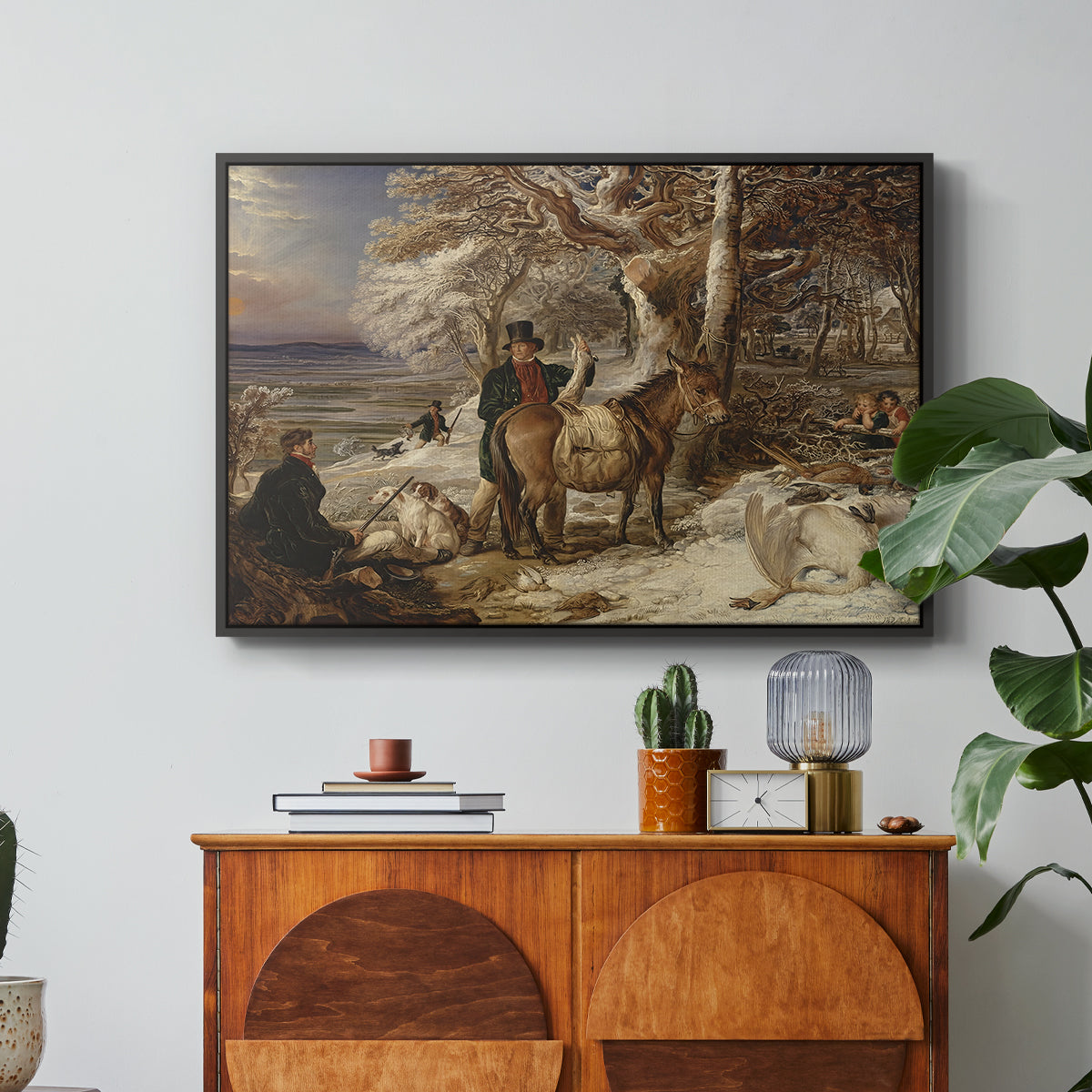 The Day's Sport, 1826 - Floater Framed Canvas Print
