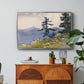 North Woods Club, Adirondacks, 1892 - Floater Framed Canvas Print