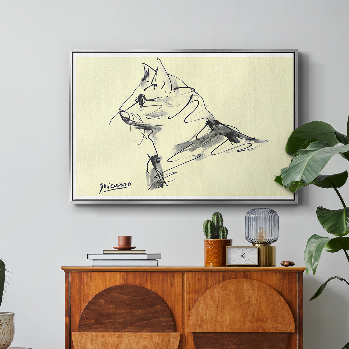 Cat (Le chat), c. 1961 - Floater Framed Canvas Print