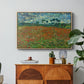 Field with Poppies, 1889 - Floater Framed Canvas Print