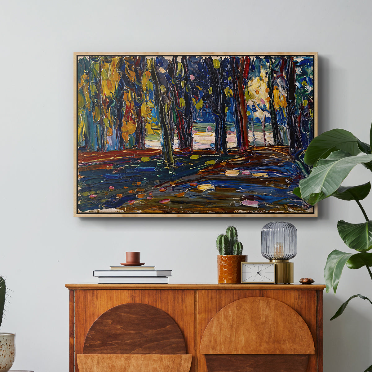 Autumn Study, 1908 - Floater Framed Canvas Print