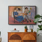 Domino Players, 1921 - Floater Framed Canvas Print
