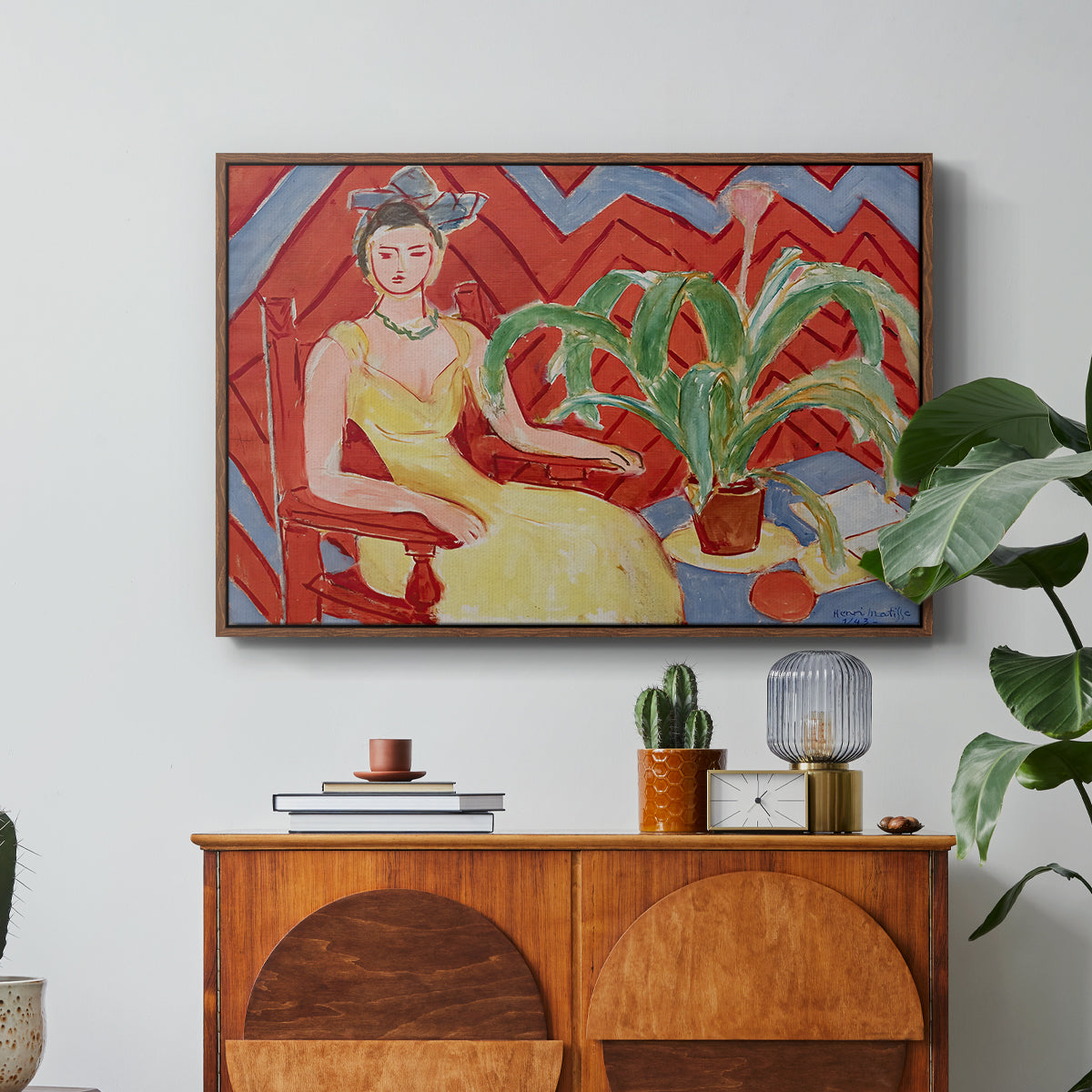 Michaella, 1943 - Floater Framed Canvas Print