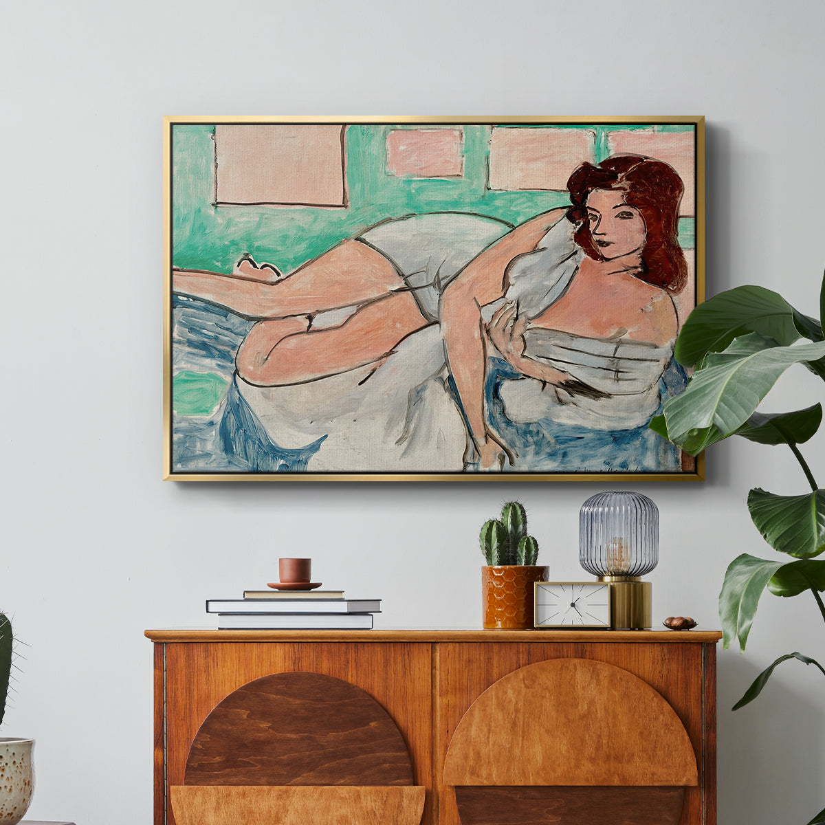 Nude in a Bathrobe (Nu au peignoir), 1941 - Floater Framed Canvas Print