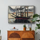 Two Boats Side by Side, Port of Marseilles, c. 1916 - Floater Framed Canvas Print