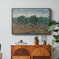 Olive Trees, 1889 - Floater Framed Canvas Print