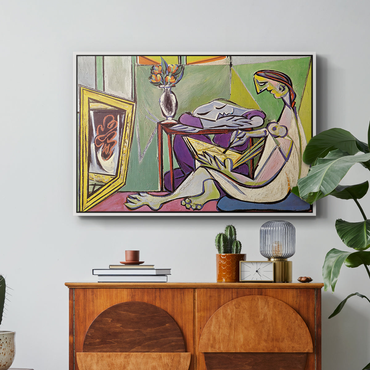 The Muse, 1935 - Floater Framed Canvas Print