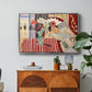 Woman with Anemones (Femme et anémones), c. 1920-1921 - Floater Framed Canvas Print
