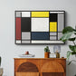 Composition with Yellow, Red, Black, Blue, and Gray, 1920 - Floater Framed Canvas Print