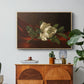 Magnolia on Red Velvet, c. 1885-1890 - Floater Framed Canvas Print