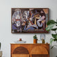 Women of Algiers (Version O), 1955 - Floater Framed Canvas Print