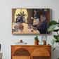 The Dining Room (Breakfast), 1886-1887 - Floater Framed Canvas Print