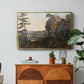 Landscape with the Balbersteine near Miesenbach, 1839 - Floater Framed Canvas Print