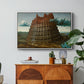 The Tower of Babel, c. 1568 - Floater Framed Canvas Print