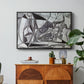 Goat's Skull, Bottle and Candle, 1952 - Floater Framed Canvas Print