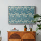 Tulip (Teal), 1875 - Floater Framed Canvas Print