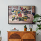 Still Life with Pineapple and Lemons, 1925 - Floater Framed Canvas Print