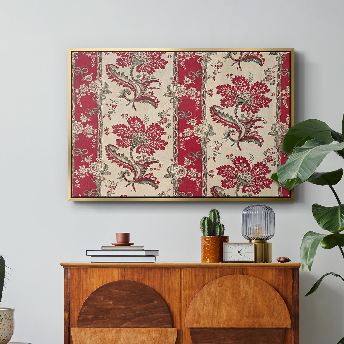 The Flowering Cornucopia (La Corne Fleurie), c. 1789-1850 - Floater Framed Canvas Print