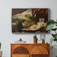 Venus and the Lute Player, c. 1565-1570 - Floater Framed Canvas Print