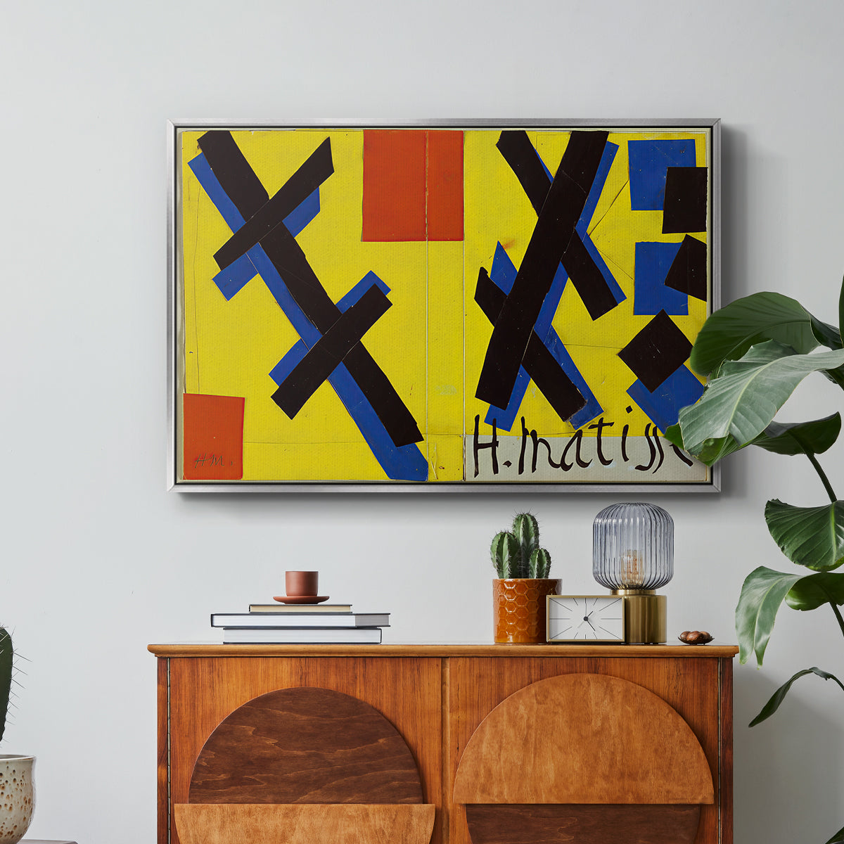 Cover Design for Matisse: His Art and His Public, 1951 - Floater Framed Canvas Print