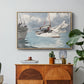 Fishing Boats, Key West, 1903 - Floater Framed Canvas Print