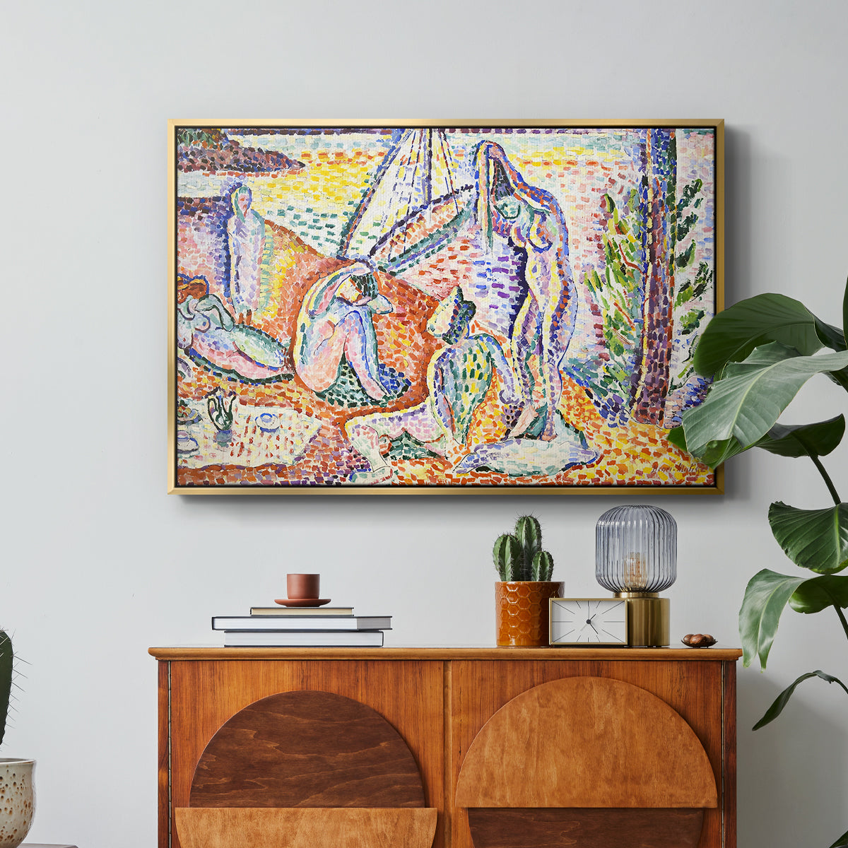 Luxe, Calme et Volupté, 1904 - Floater Framed Canvas Print