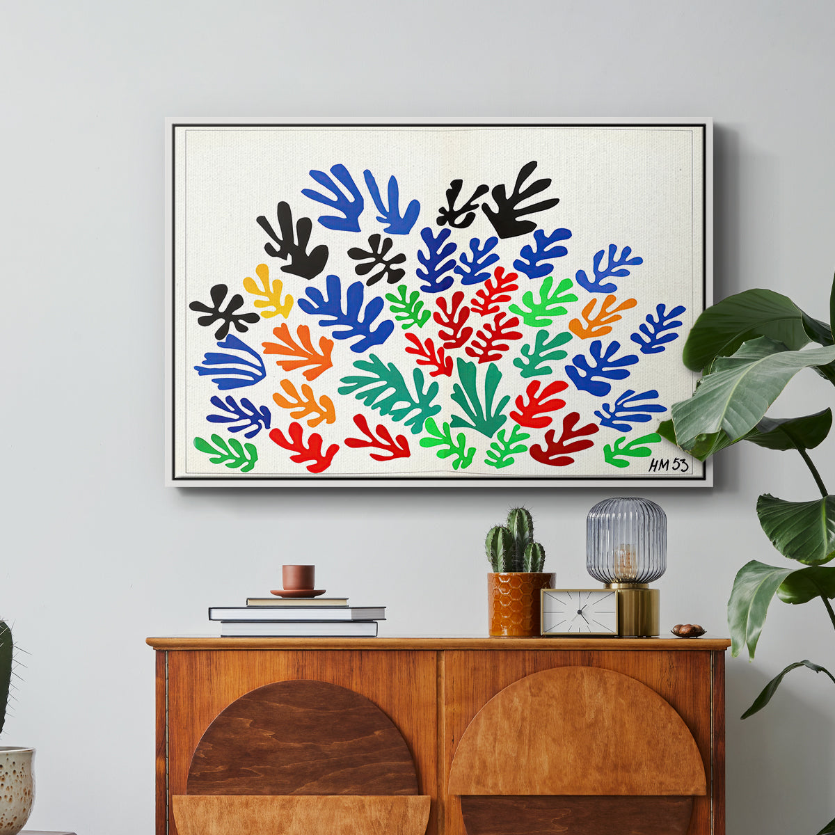 The Sheaf (La gerbe), 1953 - Floater Framed Canvas Print