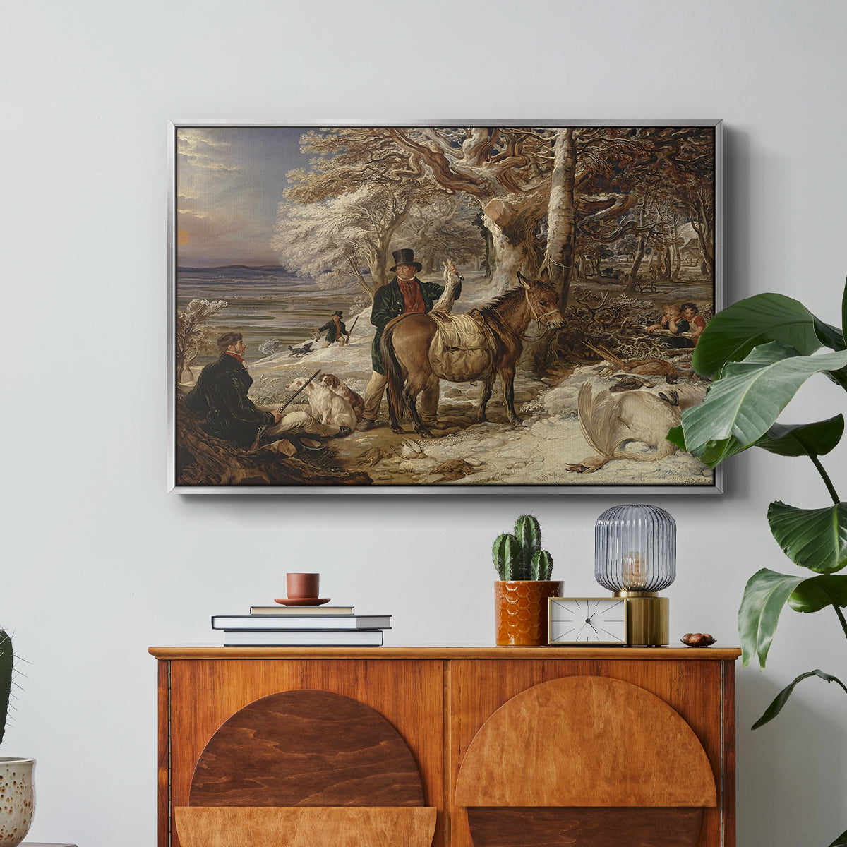 The Day's Sport, 1826 - Floater Framed Canvas Print