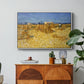 Wheat Field with Sheaves (Harvest in Provence), 1888 - Floater Framed Canvas Print