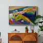 Murnau Mountain Landscape with Church, 1910 - Floater Framed Canvas Print