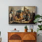David with Goliath's Head in front of Saul, for Rembrandt, 1627 - Floater Framed Canvas Print