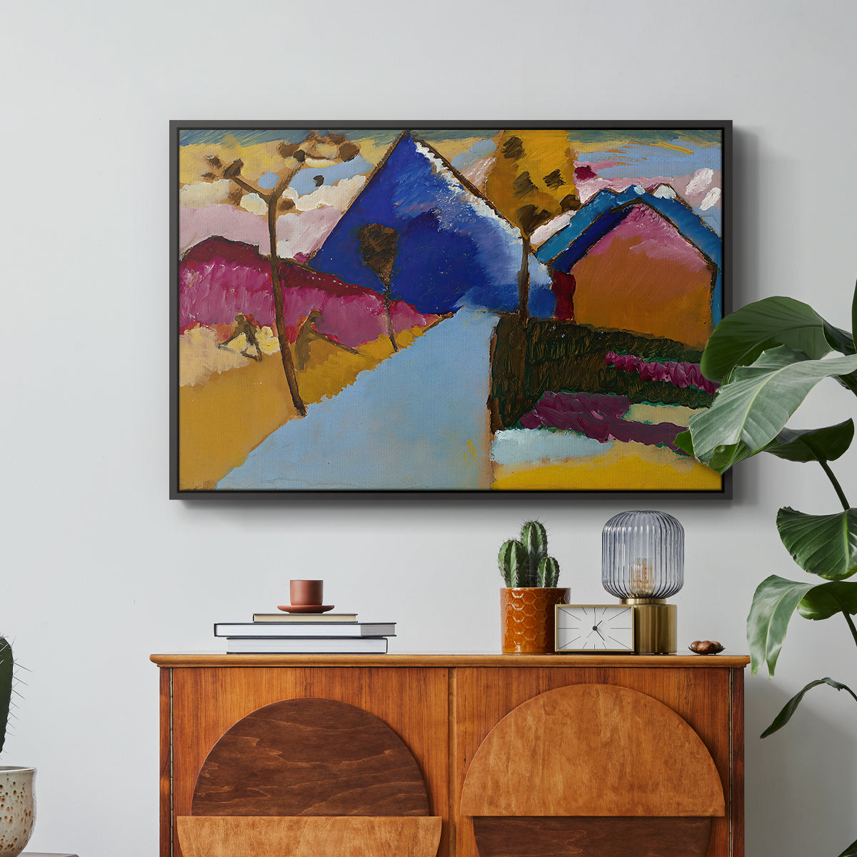 Kochel Straight Street, 1909 - Floater Framed Canvas Print