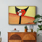 Picasso's Cat–El Gato - Floater Framed Canvas Print