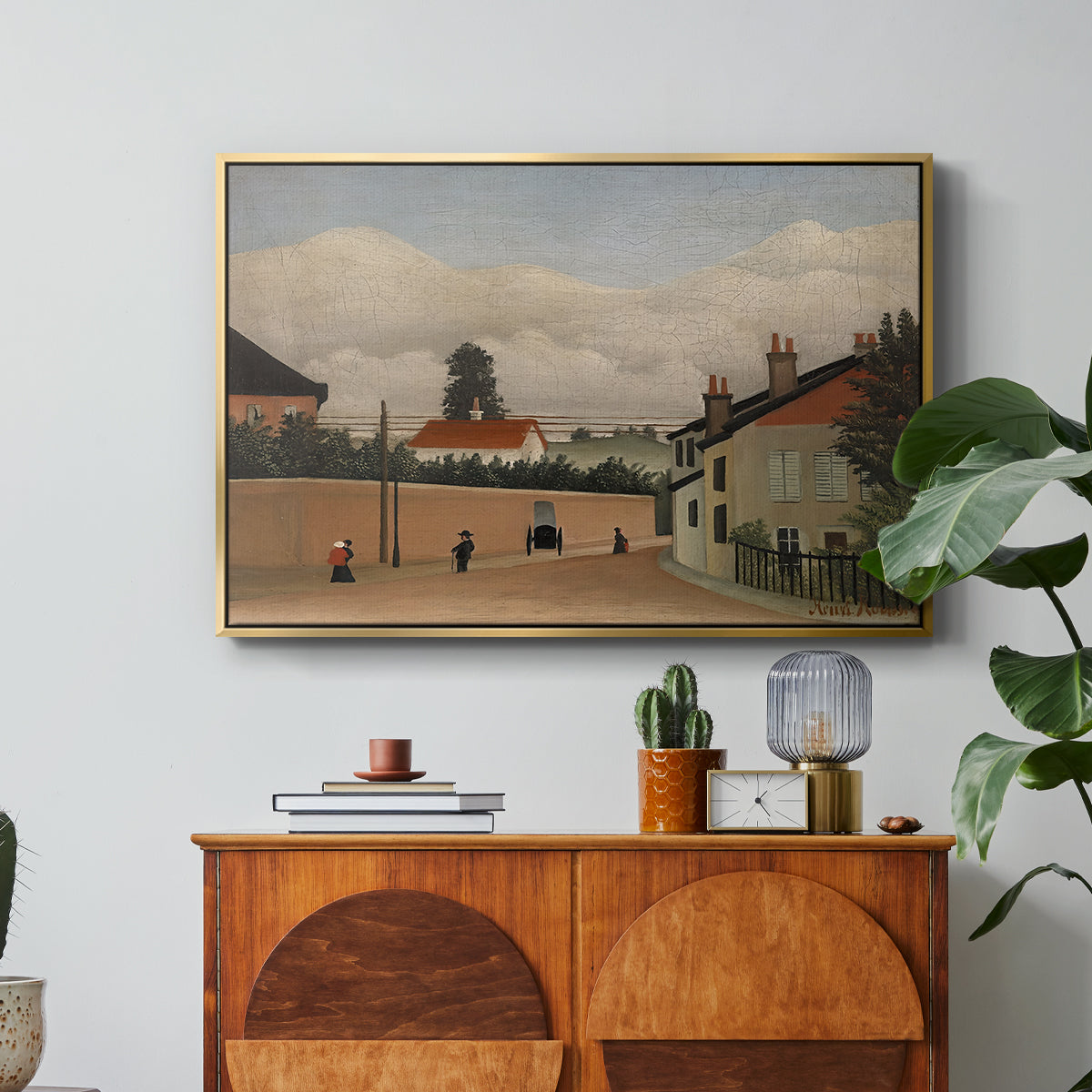 Outskirts of Paris, c. 1906-1910 - Floater Framed Canvas Print