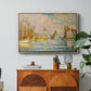 The Lighthouse at Groix, 1925 - Floater Framed Canvas Print