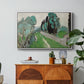 Landscape with Cypresses and Olive Trees near Nice, c. 1918 - Floater Framed Canvas Print