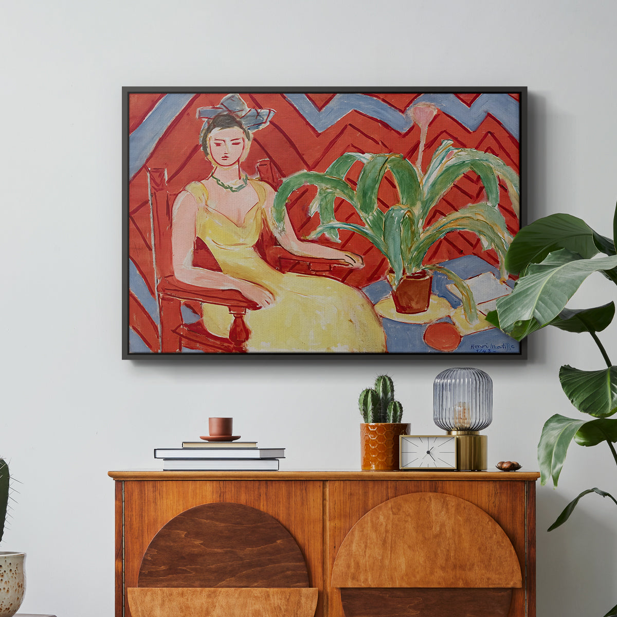 Michaella, 1943 - Floater Framed Canvas Print