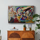 Fragment 2 for Composition VII, 1913 - Floater Framed Canvas Print