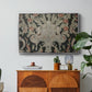 Hanging (Printed Textile), c. 18th Century - Floater Framed Canvas Print