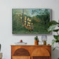 Fight Between a Tiger and a Buffalo, 1908 - Floater Framed Canvas Print