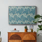 Tulip (Teal), 1875 - Floater Framed Canvas Print