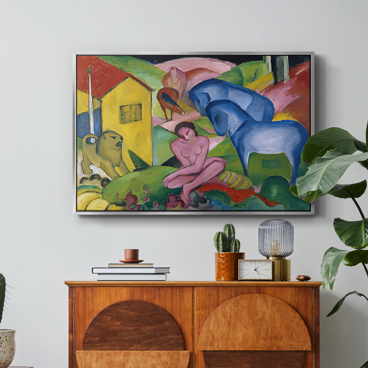 The Dream, 1912 - Floater Framed Canvas Print