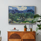 Olive Trees with the Alpilles in the Background, 1889 - Floater Framed Canvas Print