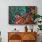 The Monkey, 1912 - Floater Framed Canvas Print