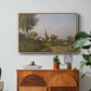 Village Landscape with Church, 1891 - Floater Framed Canvas Print
